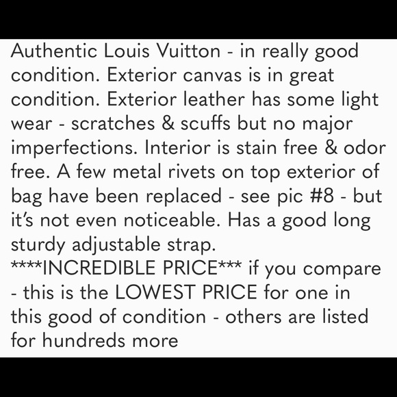 Authentic Louis Vuitton Saumur 30 #5.2 K AR 8912 - Picture 14 of 14